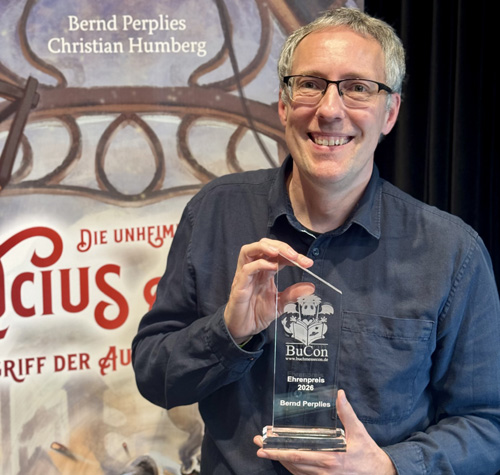 Bernd Perplies erh&auml;lt BuCon Ehrenpreis 2026